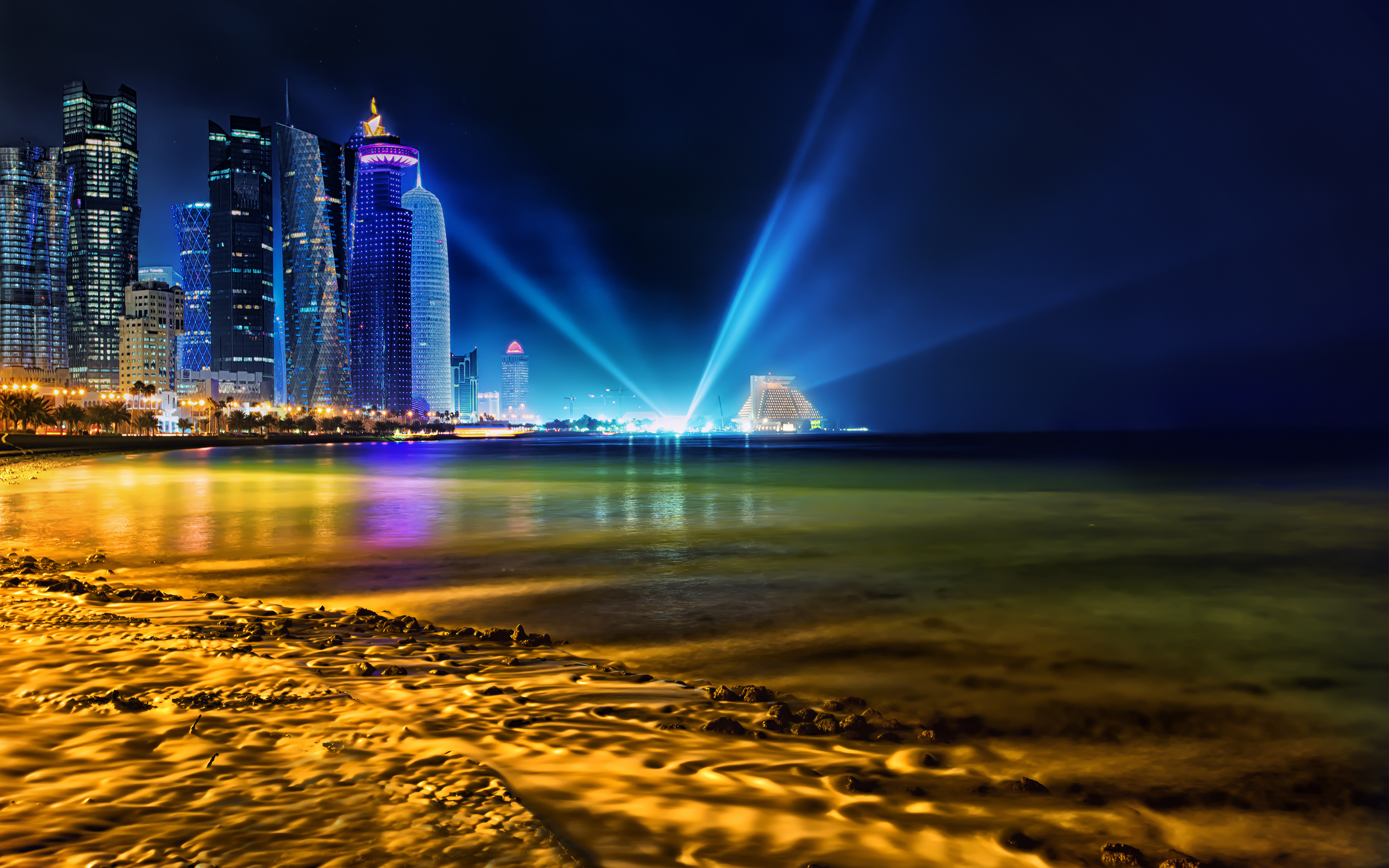 Doha Qatar Skyline710439032 - Doha Qatar Skyline - Skyline, Qatar, Doha, Chicago